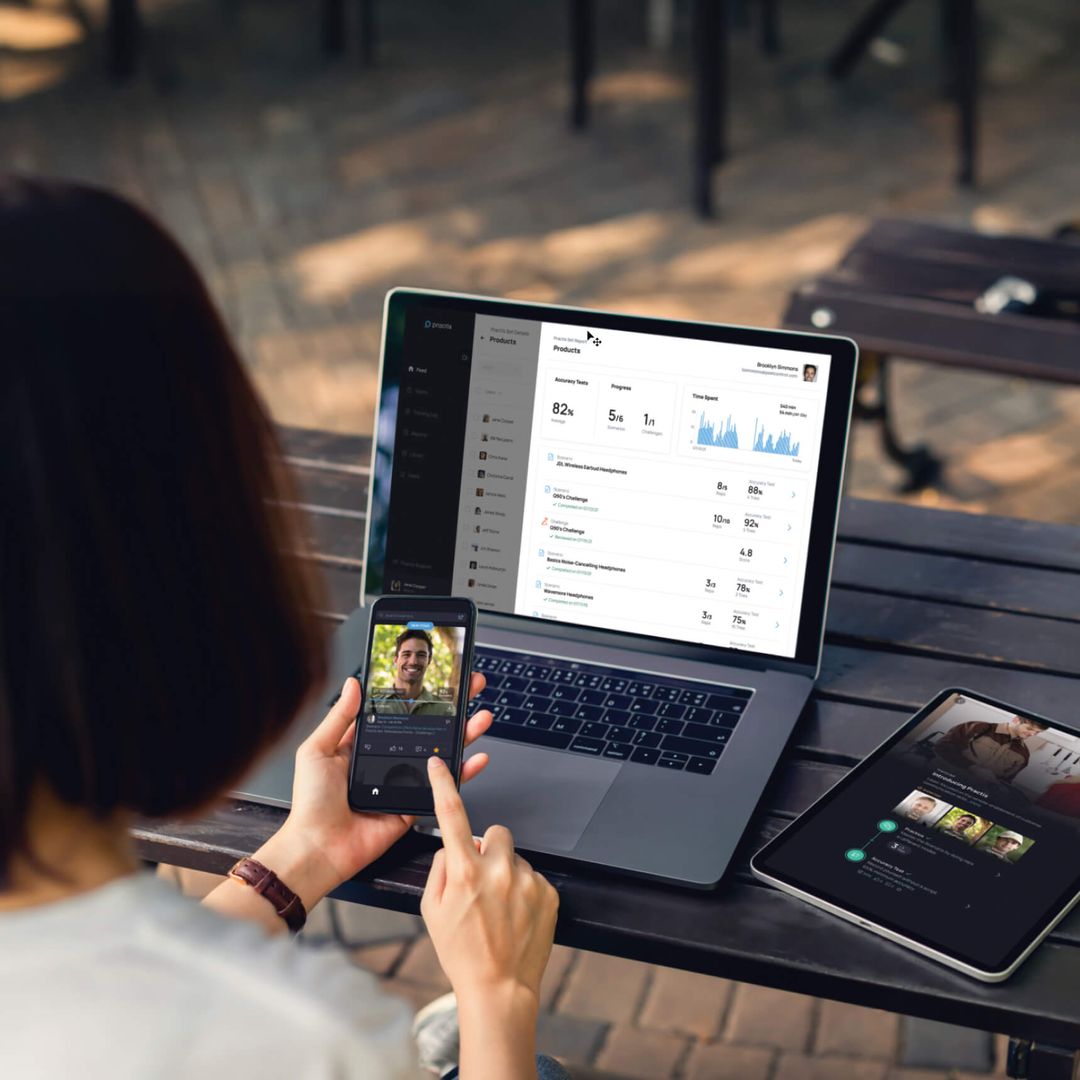 Practis on multiple devices